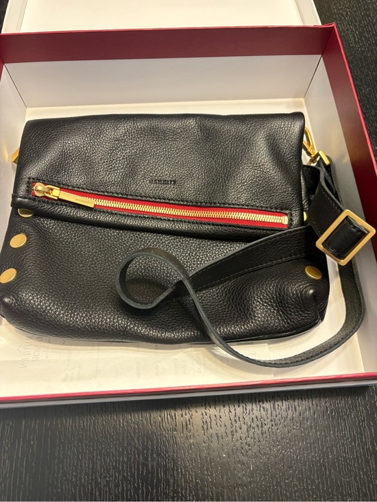 Hammitt Handbags - Hammitt VIP Bag Black/Red with Gold hardware